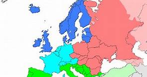 Países de Europa por regiones (Norte, Sur, Este y Oeste) — Saber es práctico