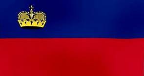 Bandera Ondeando e Himno de Liechtenstein - Flag Waving and Anthem of Liechtenstein