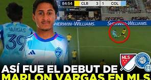 Así fue el DEBUT del SALVADOREÑO 🇸🇻 Marlon Vargas en la MLS con Colorado | Jugadas y Análisis
