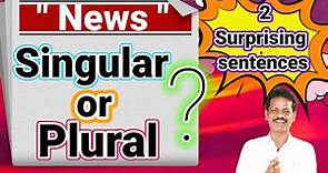 "News" - Singular or Plural? (ENRICH YOUR ENGLISH - 61)