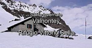Valnontey - Salita invernale al Rifugio Vittorio Sella - HD 1080