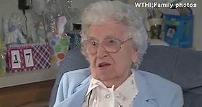 WRAL TV - Ruth Benjamin of Illinois turned 109 years old...