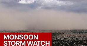 Dust storm near the Phoenix area