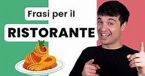 Phrases to use at an ITALIAN RESTAURANT | Italian Vocabulary
