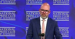 Andrew Hall - National Press Club of Australia Live Stream