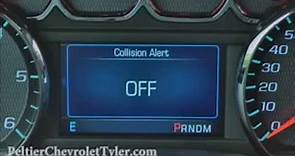 2015 Silverado - Forward Collision Alert, Lane Departure Warning and Selecting Alerts