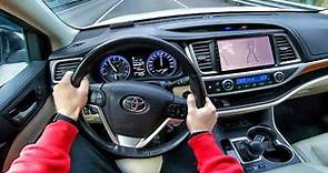 2017 Toyota Highlander 3.5 AT - POV TEST DRIVE