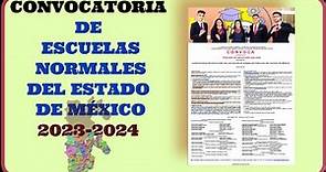 CONVOCATORIA DE ESUCUELAS NORMALES DEL ESTADO DE MÉXICO