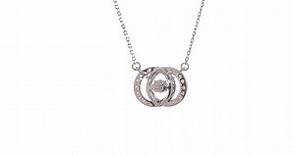 Sterling Silver Platinum-plated Necklace