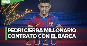 El Barcelona renueva a Pedri hasta 2026 con una cláusula de 1.000 millones de euros