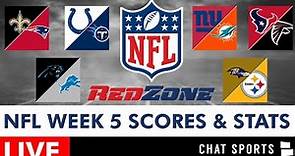 NFL Week 5 RedZone Live Streaming Scoreboard, Highlights, Scores, Stats, News & Analysis