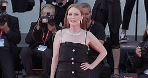 Julianne Moore on the red carpet at the Venice Film Festival