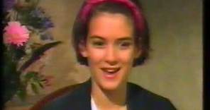 Beetlejuice Winona Ryder Interview (1988)