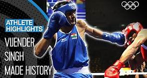Vijender Singh's incredible punching speed | Athlete Highlights
