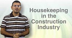 Housekeeping - The importance of the basics