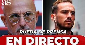 Rueda de prensa de LUIS DE LA FUENTE y FABIÁN RUIZ | ESPAÑA - CHIPRE