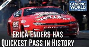 Erica Enders has QUICKEST Pro Stock pass in History
