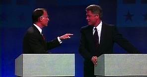 Bill Clinton, Jerry Brown trade jabs at 1992 Democratic primary debate