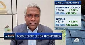 Google Cloud CEO Thomas Kurian: 50% of all AI startups run on Google Cloud