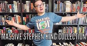 BIGGEST STEPHEN KING COLLECTION EVER? || over 400 books, bookshelf tour 2021