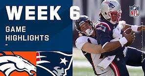 Broncos vs. Patriots Week 6 Highlights | NFL 2020