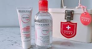 BIODERMA 貝膚黛瑪舒敏高效潔膚液+舒敏賦活保濕凝乳開箱
