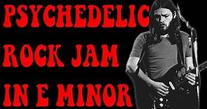 Classic Psychedelic Rock Jam Track | Guitar Play Along Jam (E Minor - 64 BPM)