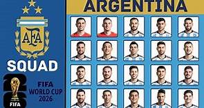 ARGENTINA Squad FIFA World Cup 2026 Qualifiers | November 2023 | FootWorld