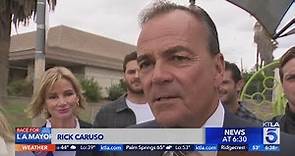 Los Angeles mayoral candidate Rick Caruso holds watch party on election night
