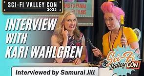 Kari Wahlgren interview at Sci-Fi Valley Con 2023
