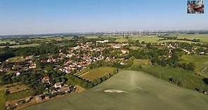 ➤ Luftaufnahme von Brüssow (Landkreis Uckermark) in Brandenburg - Variante 2