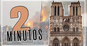 Catedral de Notre Dame en 2 MINUTOS | Historia y reconstrucción