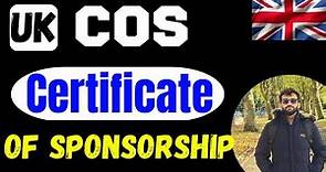🚨 COS 🚨 All About COS UK Visa| How to Apply for Certificate of Sponsorship| UK Work Permit Tier 2|