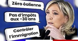 Marine Le Pen : 10 mesures pour comprendre son programme (Présidentielle 2022)