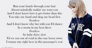 Taylor Swift - Fearless | Lyrics Songs