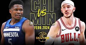 Minnesota Timberwolves vs Chicago Bulls Full Game Highlights | February 6, 2024 | FreeDawkins