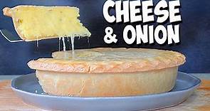 Cheese and Onion Pie - Easy to make Cheese and Onion Pie – comfort food at its easiest best!