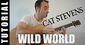 Como tocar Wild World - Cat Stevens (Acordes Tutorial Guitarra)