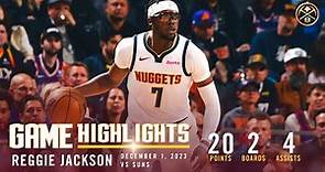 Reggie Jackson Continues To Shine | 12/1/23 Full Game Highlights