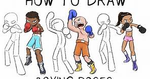 How to Draw Boxing Poses