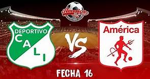 Cali vs América - PARTIDO DE HOY EN VIVO - 12/04/24 - Fecha 16 - Liga I 2024