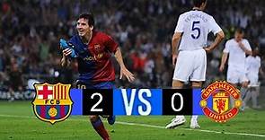 Barcelona x Manchester United | 2-0 | extended highlights and Goals | UCL final 2009