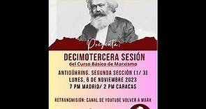Curso básico de marxismo. Sesión 13. Anti-Dühring. Economía política (1/3)