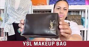 YSL Makeup Bag | Yves Saint Laurent Beaute Trousse Cosmetic Bag | How to Use it | Handbag Favorite