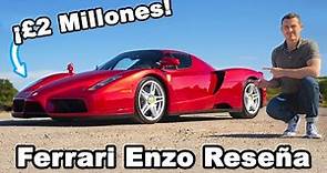 Ferrari Enzo reseña - ¡vean por qué vale £2M y es mi coche favorito!