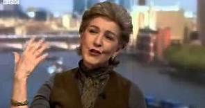 BBC News Patricia Hodge on acting the Iron Lady