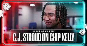 Texans QB C.J. Stroud REACTS to Chip Kelly joining Ohio State: '(He) is going to be an AMAZING fit'