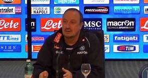 Rafa Benitez verso Lazio-Napoli in conferenza stampa a Castelvolturno