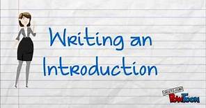 Learn to Write an Introduction Paragraph!