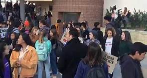 South Pasadena High School Walkout Demonstration Gun Control May 2018 SouthPasadenan News 4